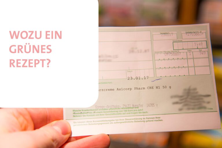 Ein grünes Rezept - und nun? - Sonnen-Apotheke Munster