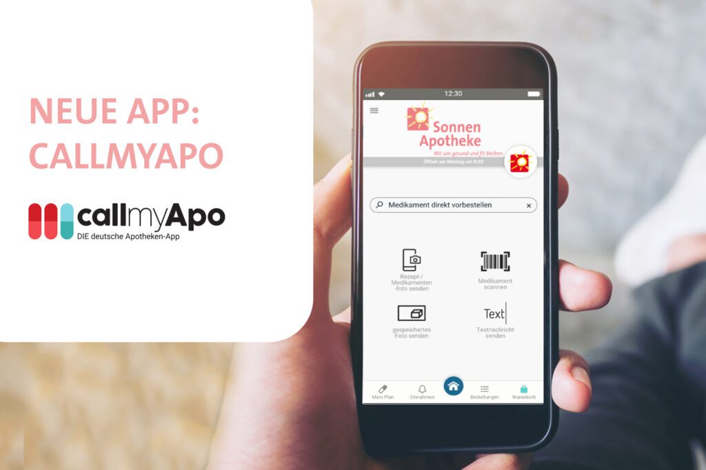 Neue App: CallMyApo in der Sonnen-Apotheke